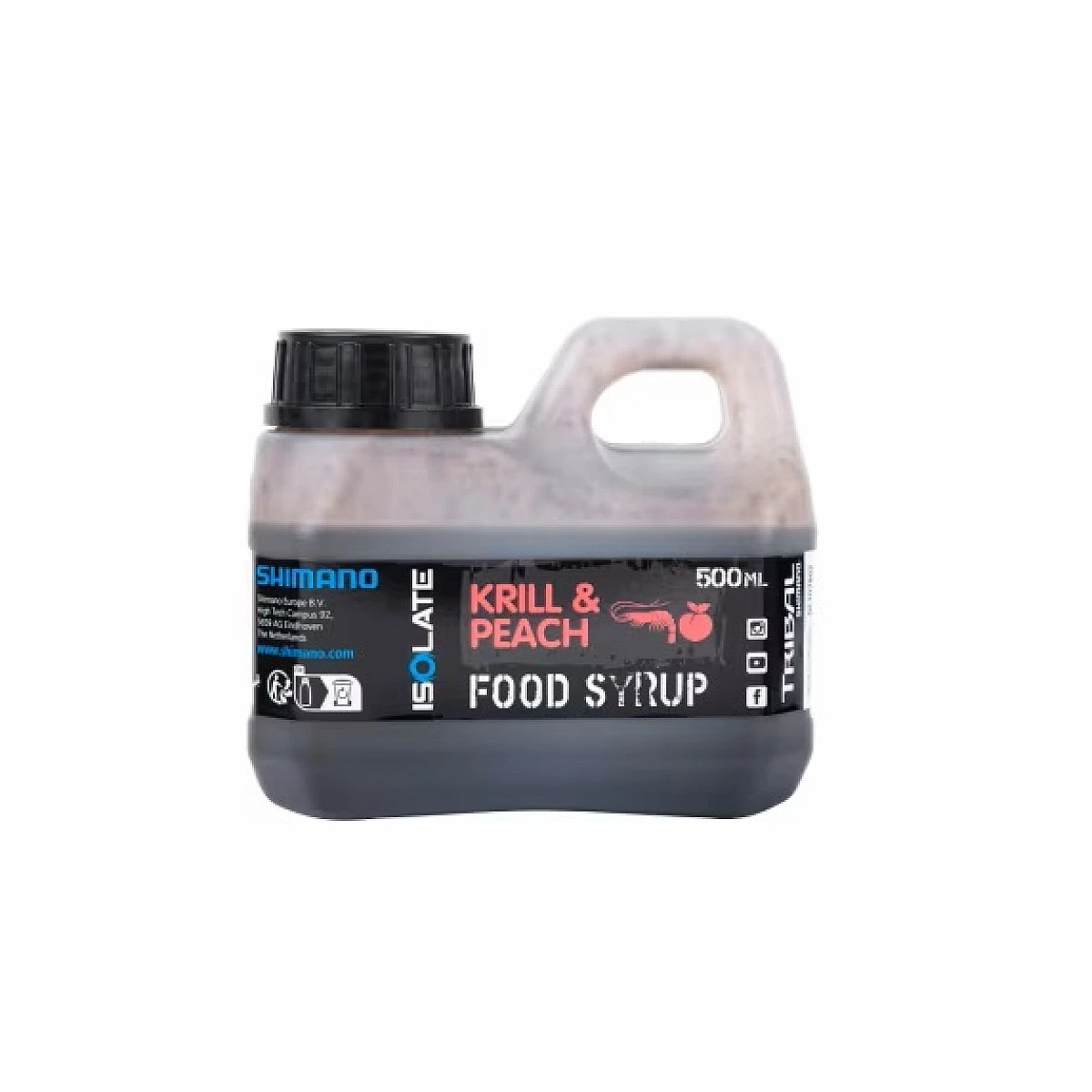Shimano Tribal Food Syrup Isolate - Krill Peachopakowanie 500ml - MPN: ISOKPLA500 - EAN: 8717009887168