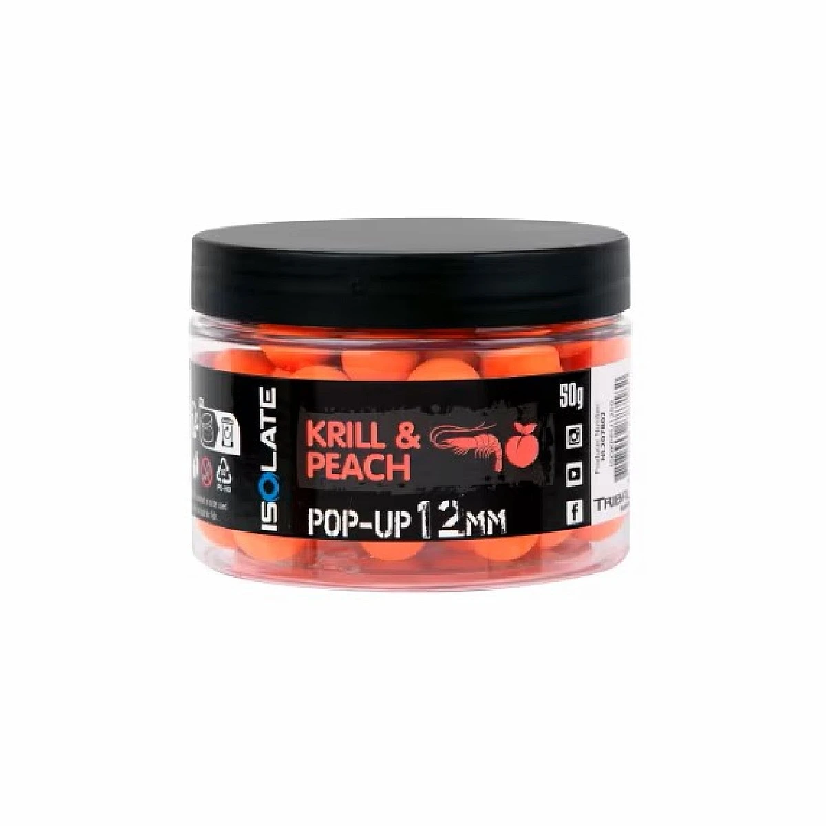 Shimano Tribal Isolate Pop-Up - Krill Peach rozmiar 12mm / 50g - MPN: ISOKPPU1250 - EAN: 8717009887182