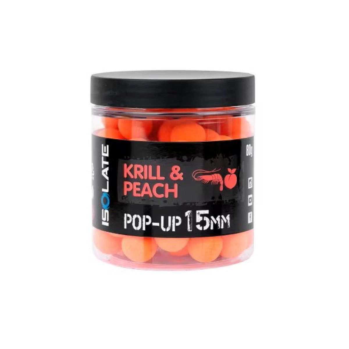 Shimano Tribal Isolate Pop-Up - Krill Peach rozmiar 15mm / 80g - MPN: ISOKPPU1580 - EAN: 8717009887199