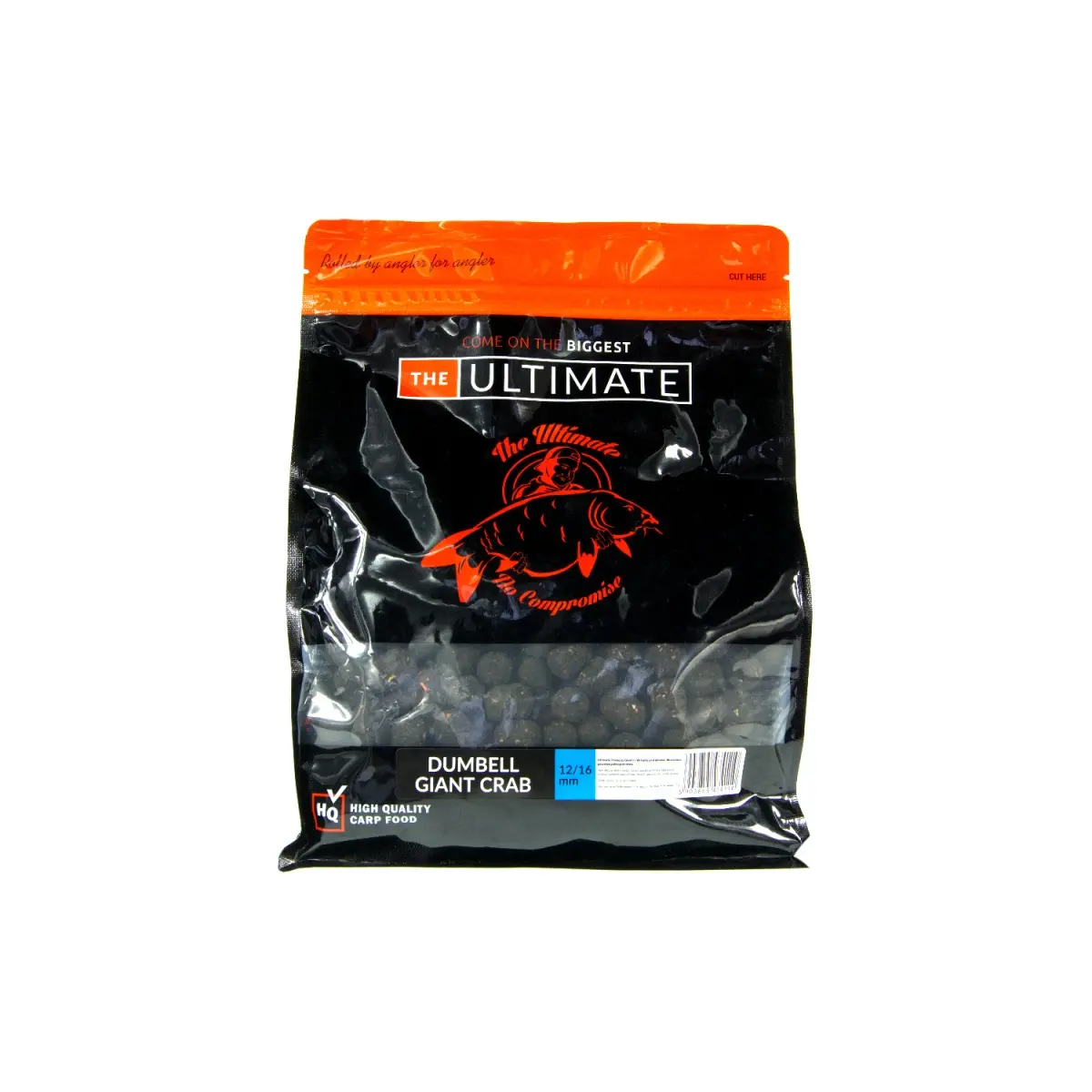 UltimateProducts Top Range Boilies - Giant Crabrozmiar dumbell 12/16mm / 1 kg - EAN: 5903855434110