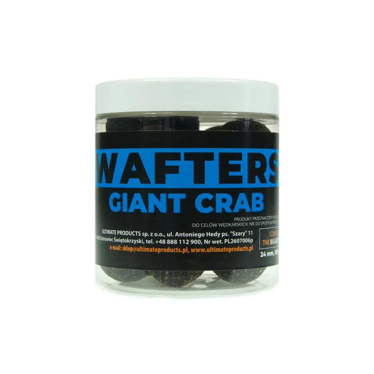 UltimateProducts Top Range Wafters - Giant Crabrozmiar 24 mm - EAN: 5903855434226