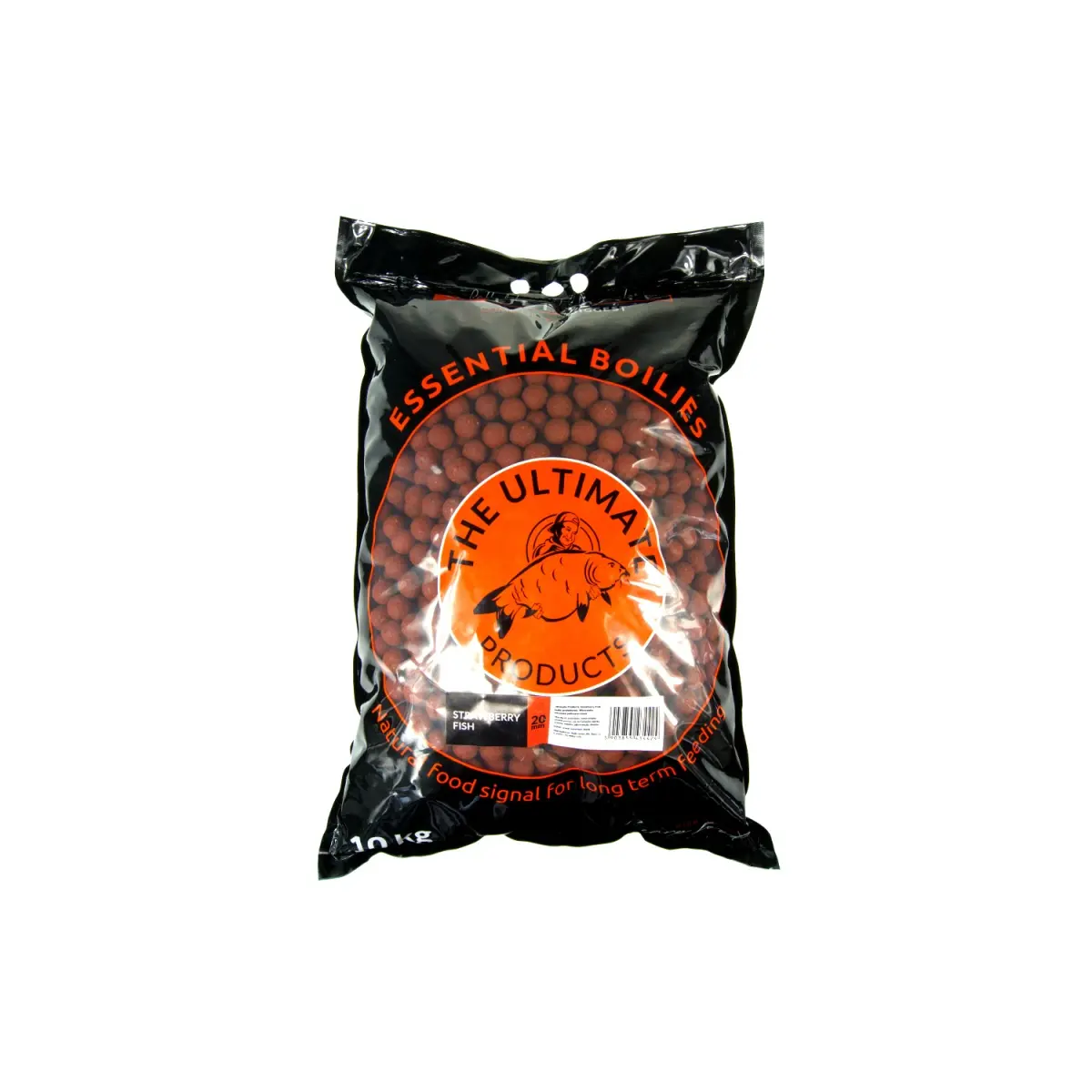 UltimateProducts Essential Boilies - Strawberry Fishrozmiar 20mm / 10kg - EAN: 5903855434424
