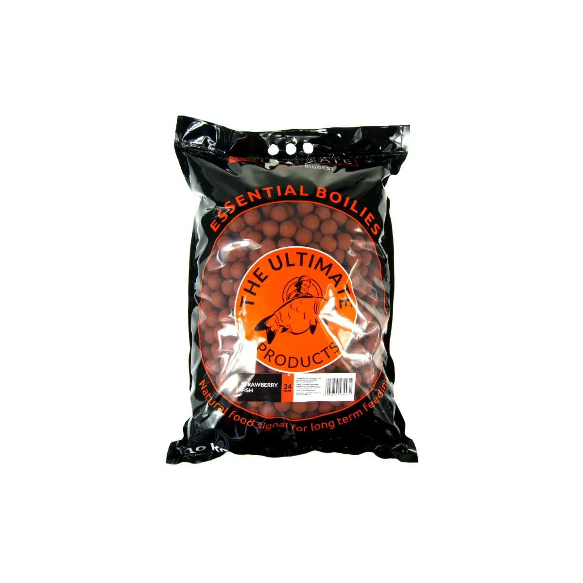 UltimateProducts Essential Boilies - Strawberry Fishrozmiar 24mm / 10kg - EAN: 5903855434431