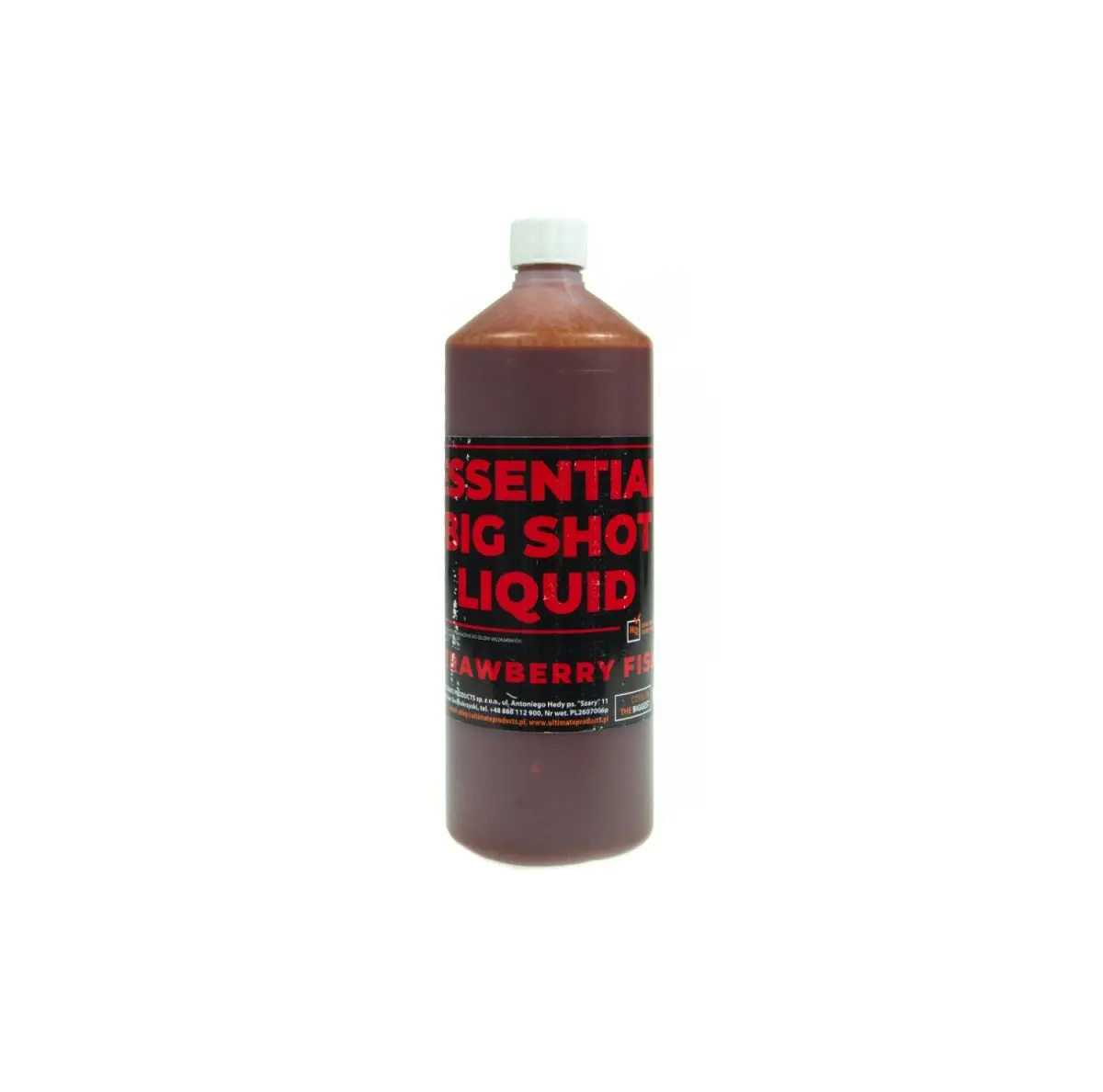 UltimateProducts Essential BIG SHOT Liquid - Strawberry Fishopakowanie 1L - EAN: 5903855434615