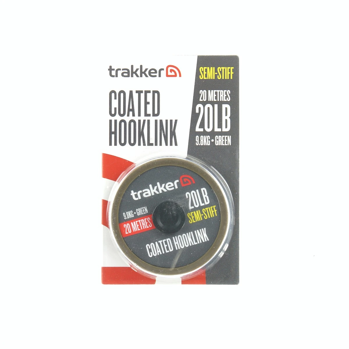 Trakker Semi Stiff Coated Hooklink  20lb (9.8kg )/ 20mmodel 20lb (9.8kg )/ 20m - MPN: 227409 - EAN: 5056618303489