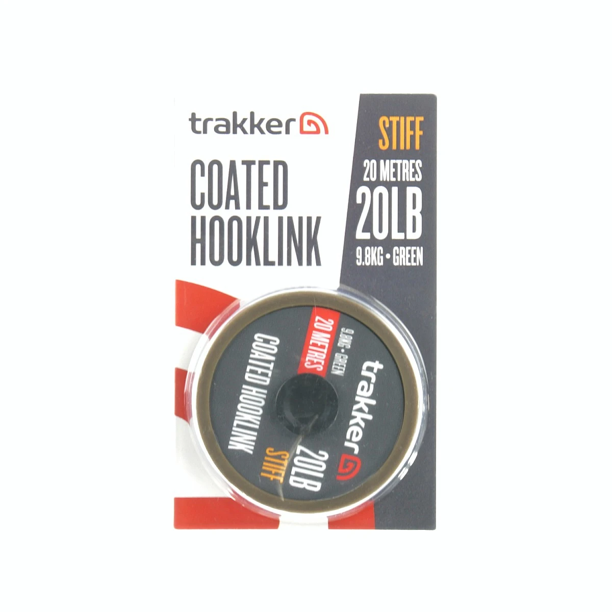 Trakker Stiff Coated Hooklinkmodel 20lb (9.8kg )/ 20m - MPN: 227416 - EAN: 5056618303533