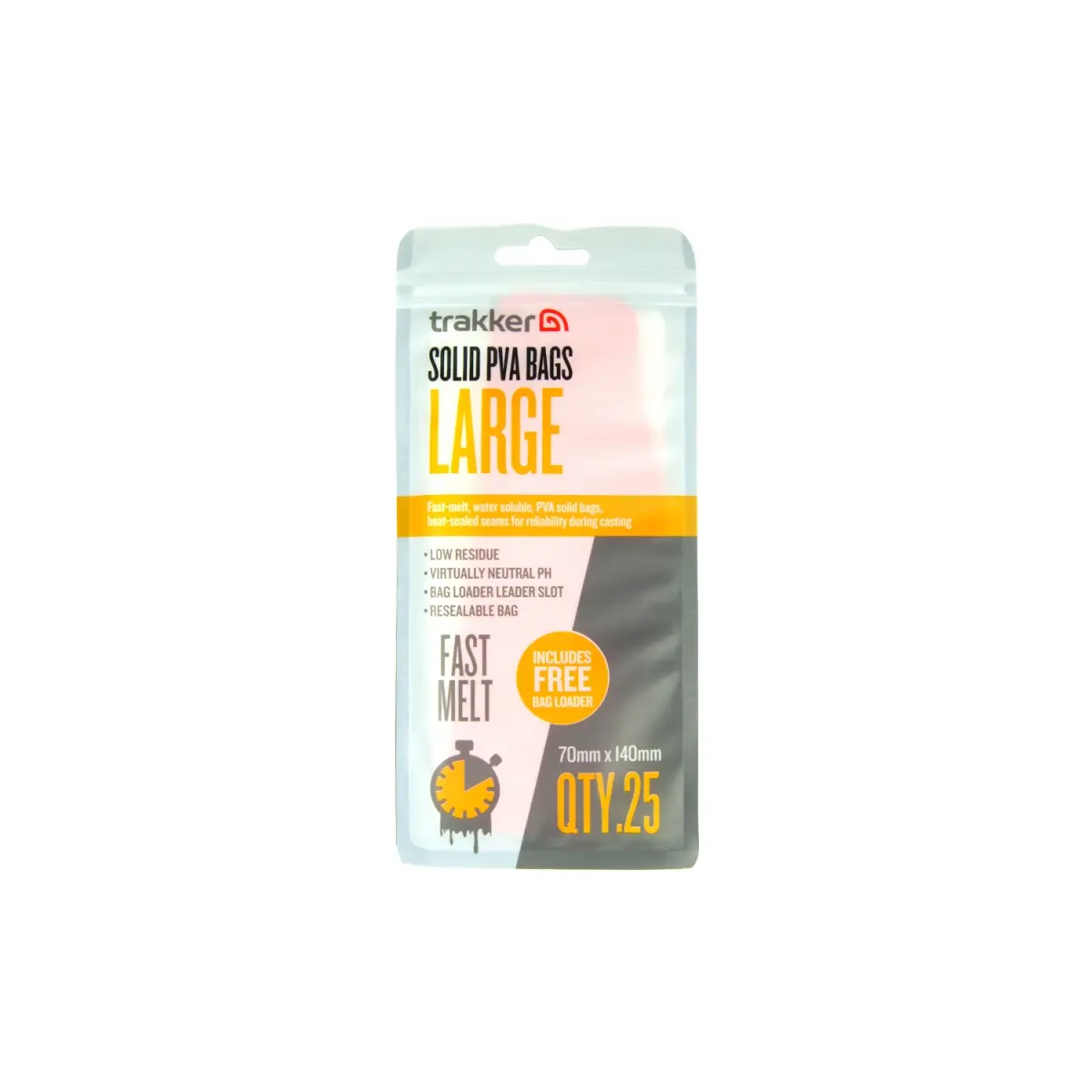 Trakker Solid PVA Bags - Largerozmiar 70x140mm (Large) - MPN: 228103 - EAN: 5056618304219