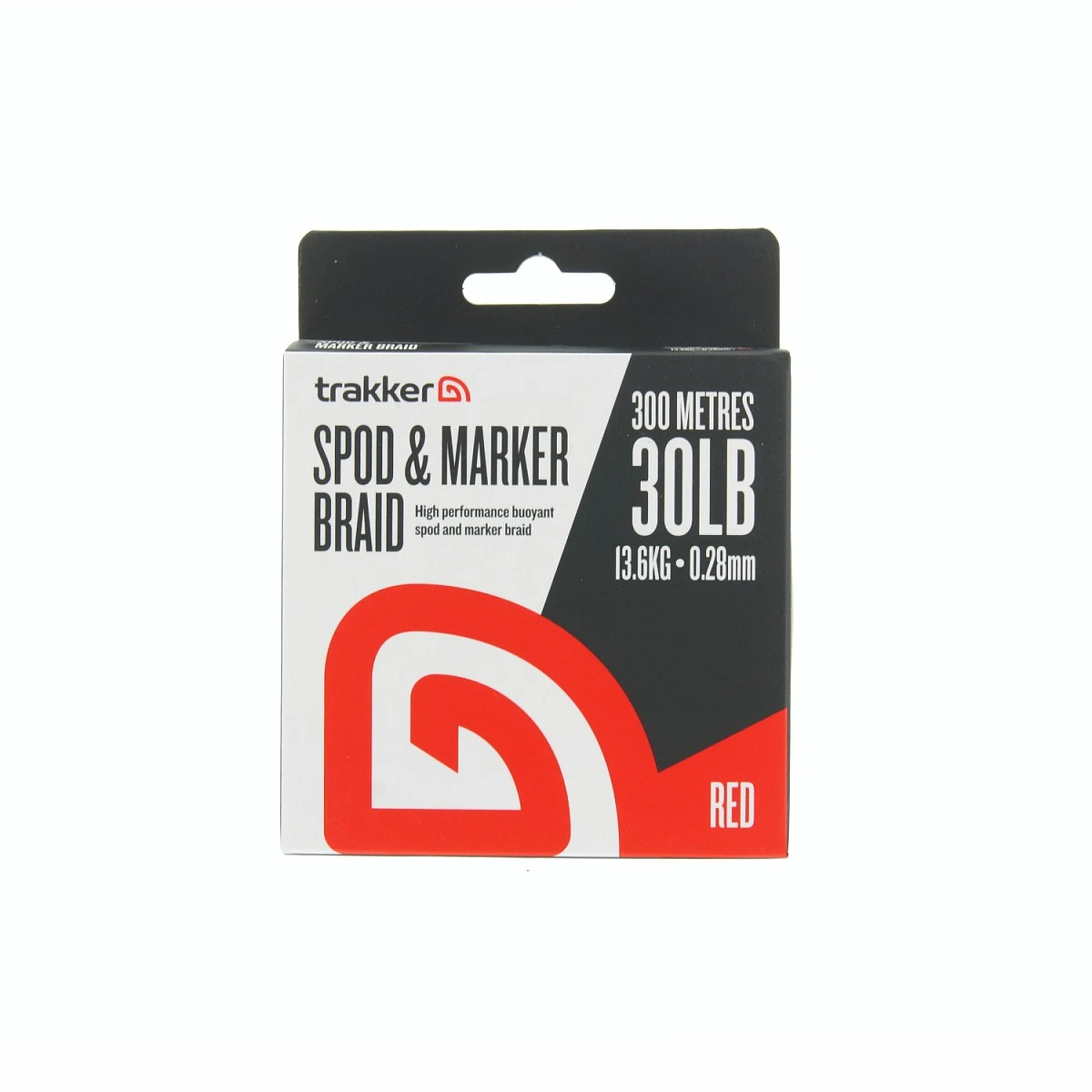 Trakker Spod Marker Braidmodel 0.28mm (30lb) / 13.6kg / 300m / Red - MPN: 228502 - EAN: 5056618304837