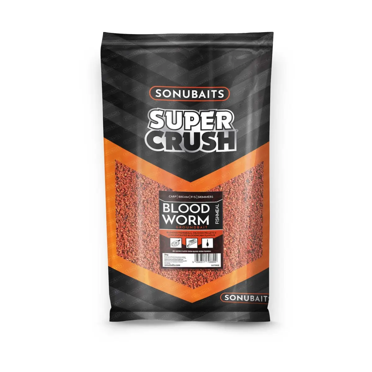 Sonubaits Supercrush Groundbait - Bloodworm 2kgopakowanie 2kg - MPN: S1770016 - EAN: 5056317708899