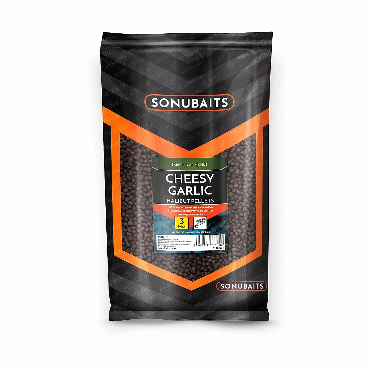 Sonubaits Cheesy Garlic Halibut Pelletsopakowanie 3mm / 900g - MPN: S1920021 - EAN: 5056317711066