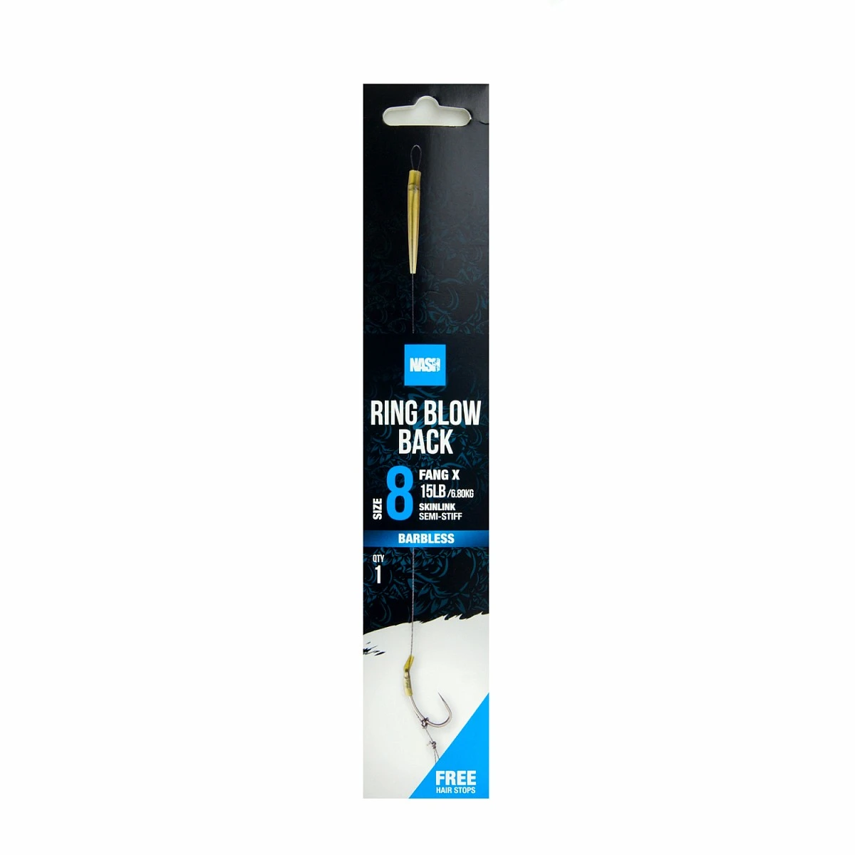 Nash Ring Blow Back Rig (Barbless) rozmiar 8 (barbless) - MPN: T6434 - EAN: 5055108964346