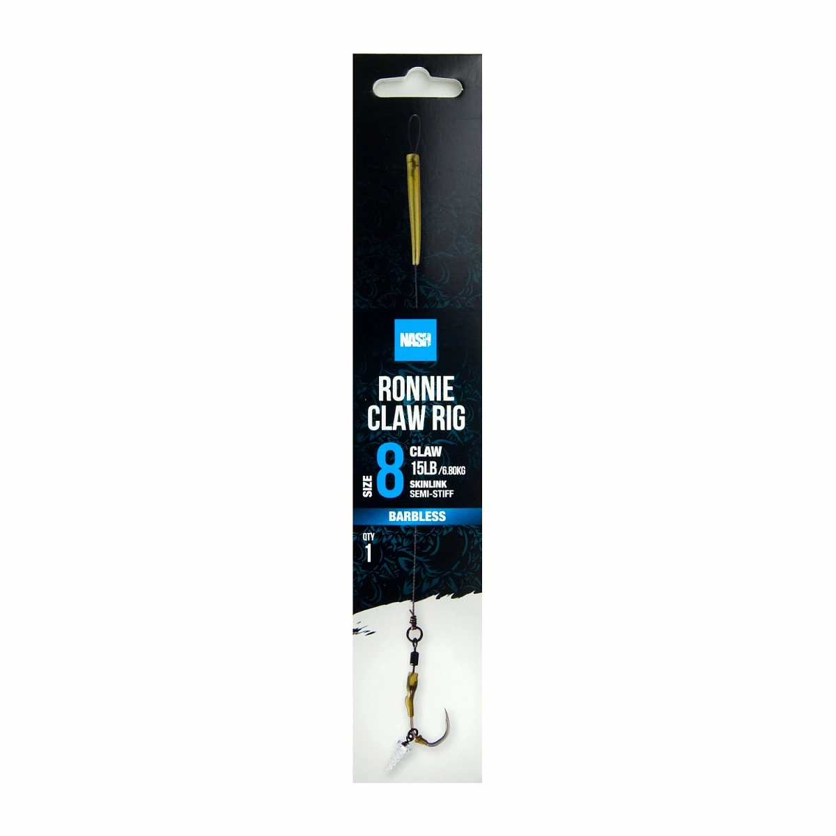 Nash Ronnie Claw Rig (Barbless) rozmiar 8 (barbless) - MPN: T6420 - EAN: 5055108964209