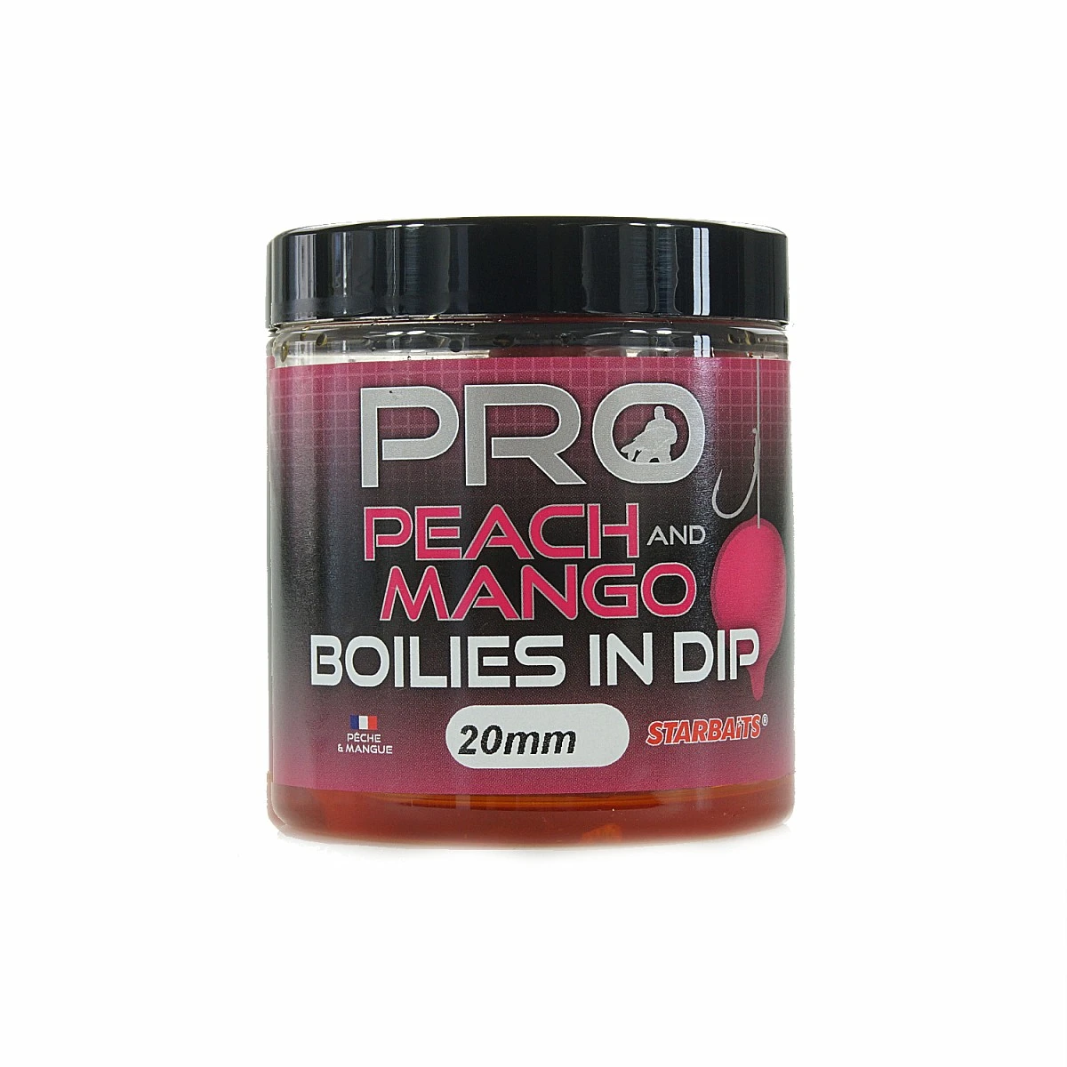 Starbaits Probiotic Boilies in Dip Peach Mangorozmiar 20mm - MPN: 62740 - EAN: 3297830627409
