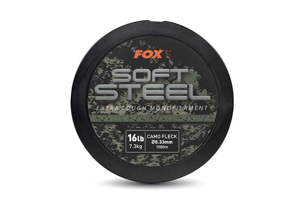 Fox Soft Steel Fleck Camo Monowersja 0.33mm / 16lb (7.3kg) x 1000m - MPN: CML200 - EAN: 5056212184798