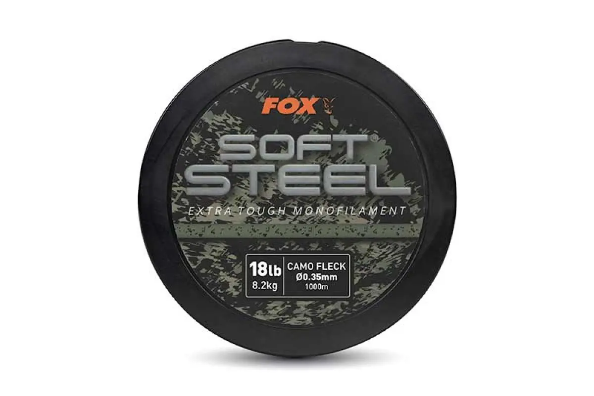 Fox Soft Steel Fleck Camo Monowersja 0.35mm / 18lb (8.2kg) x 1000m - MPN: CML201 - EAN: 5056212184804