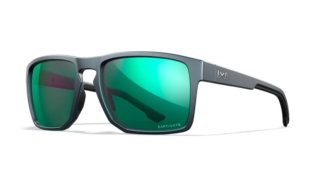 WileyX FOUNDER Captivate Polarized Green Mirror Amber Matte Graphite Framekolor Captivate Polarized Green Mirror Amber - MPN: AC6FND07 - EAN: 712316091046