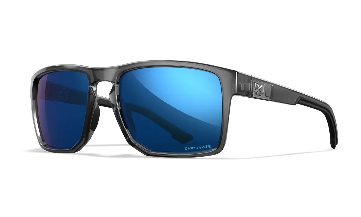 WileyX FOUNDER Captivate Polarized Blue Mirror Grey Gloss Crystal Framekolor Captivate Polarized Blue Mirror Grey - MPN: AC6FND09 - EAN: 712316090995