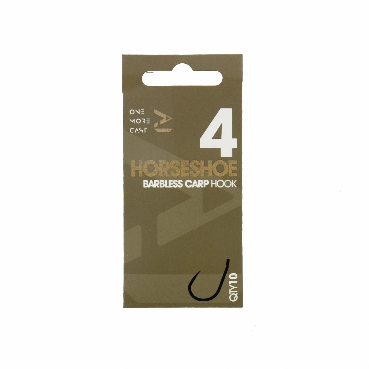 One More Cast HORSESHOE Hooks Barblessrozmiar 4 - MPN: OMCHB4 - EAN: 5060939132253