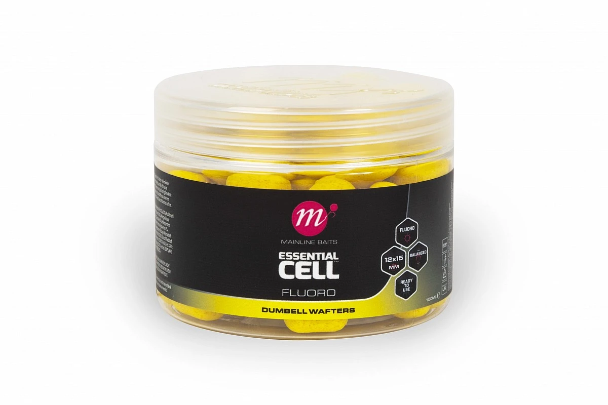 Mainline Essential Cell Fluoro Dumbell Wafters - Yellowrozmiar 12x15mm - MPN: M44022 - EAN: 5060509817771