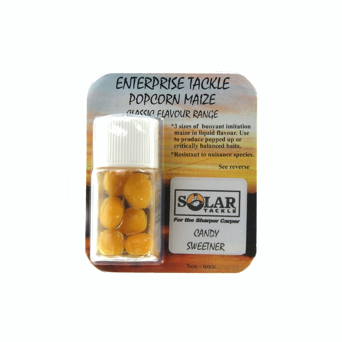 EnterpriseTackle POPUP Classic Flavour Popcorn Maizezapach candy sweetner - solar - MPN: ET27FCS - EAN: 702811670587