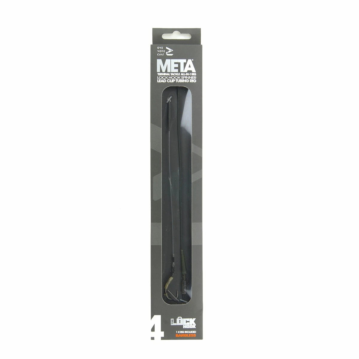 One More Cast Blend Tubing Spinner Rig - Lock Hook Barblessrozmiar 4 - MPN: OMCTBB3 - EAN: 5060939134165