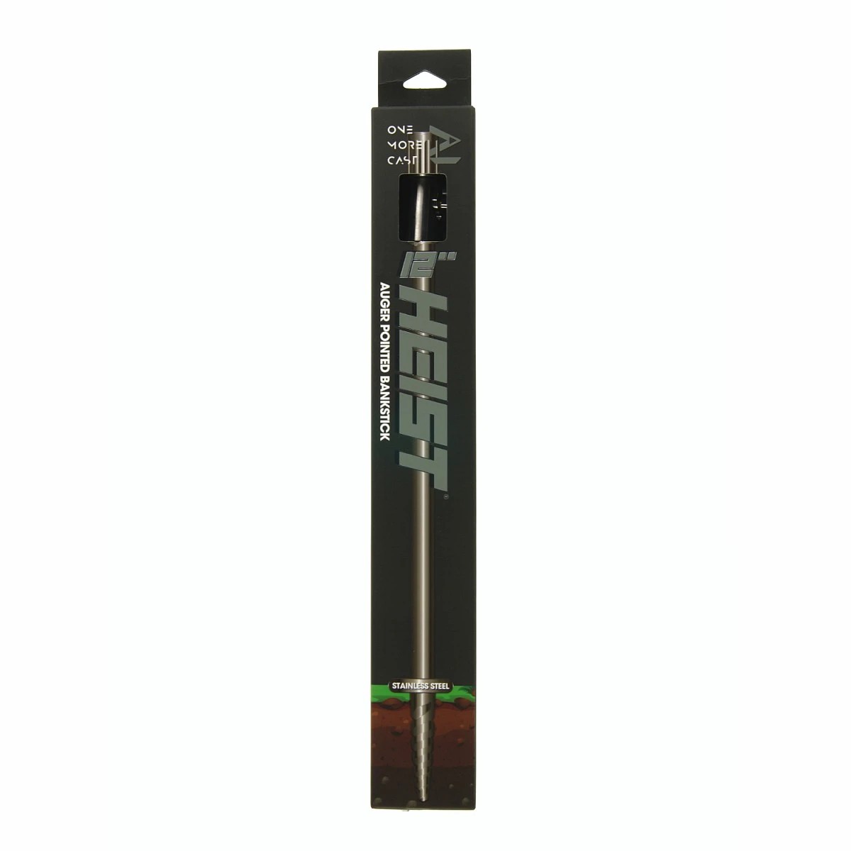 One More Cast Heist Bankstick Stainless Steel - Auger Pointdługość 12 in (30cm) - MPN: OMCHS12 - EAN: 5060939133915