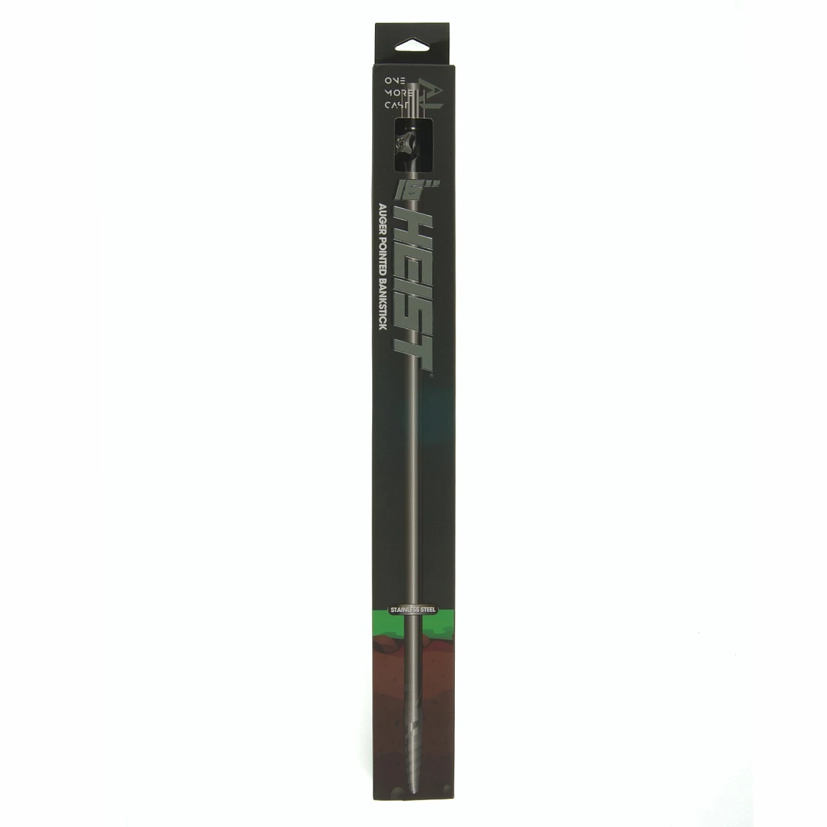 One More Cast Heist Bankstick Stainless Steel - Auger Pointdługość 16 in (40cm) - MPN: OMCHS16 - EAN: 5060939133922