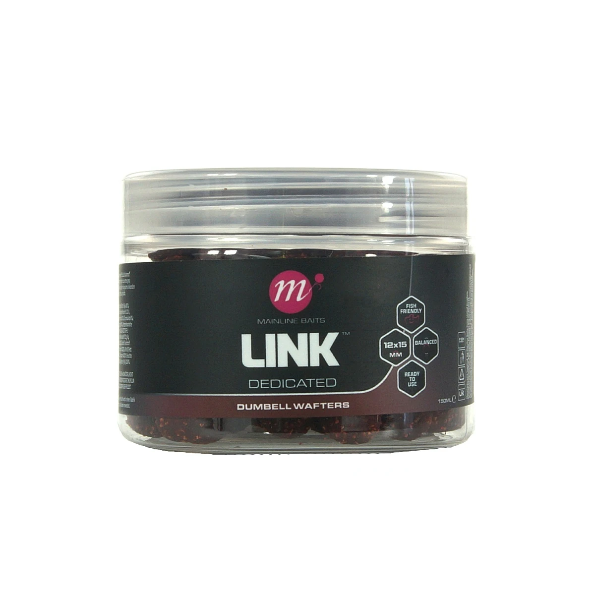 Mainline Link Dumbell Waftersrozmiar 12x15mm - MPN: M21098 - EAN: 5060509818051