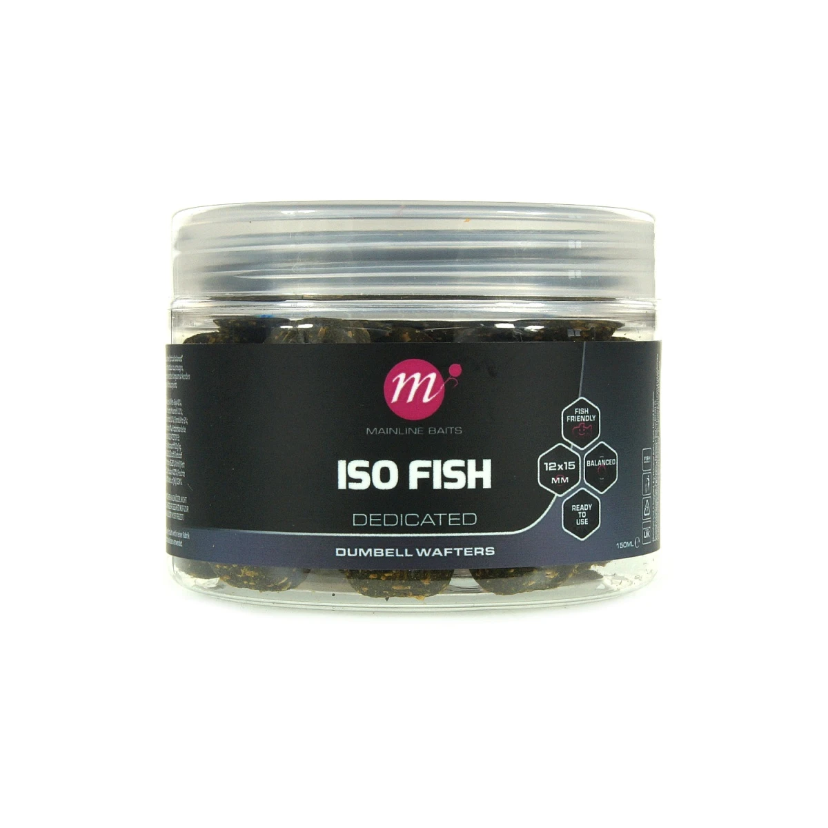 Mainline ISO Fish Dumbell Waftersrozmiar 12x15mm - MPN: M21099 - EAN: 5060509818068