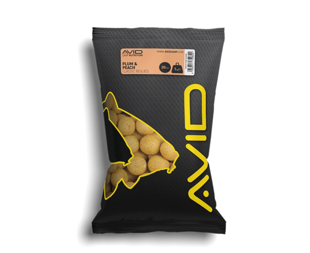 Avid Carp Plum & Peach Boiliesrozmiar 20 mm - 1 kg - MPN: A0650030 - EAN: 5056317759822