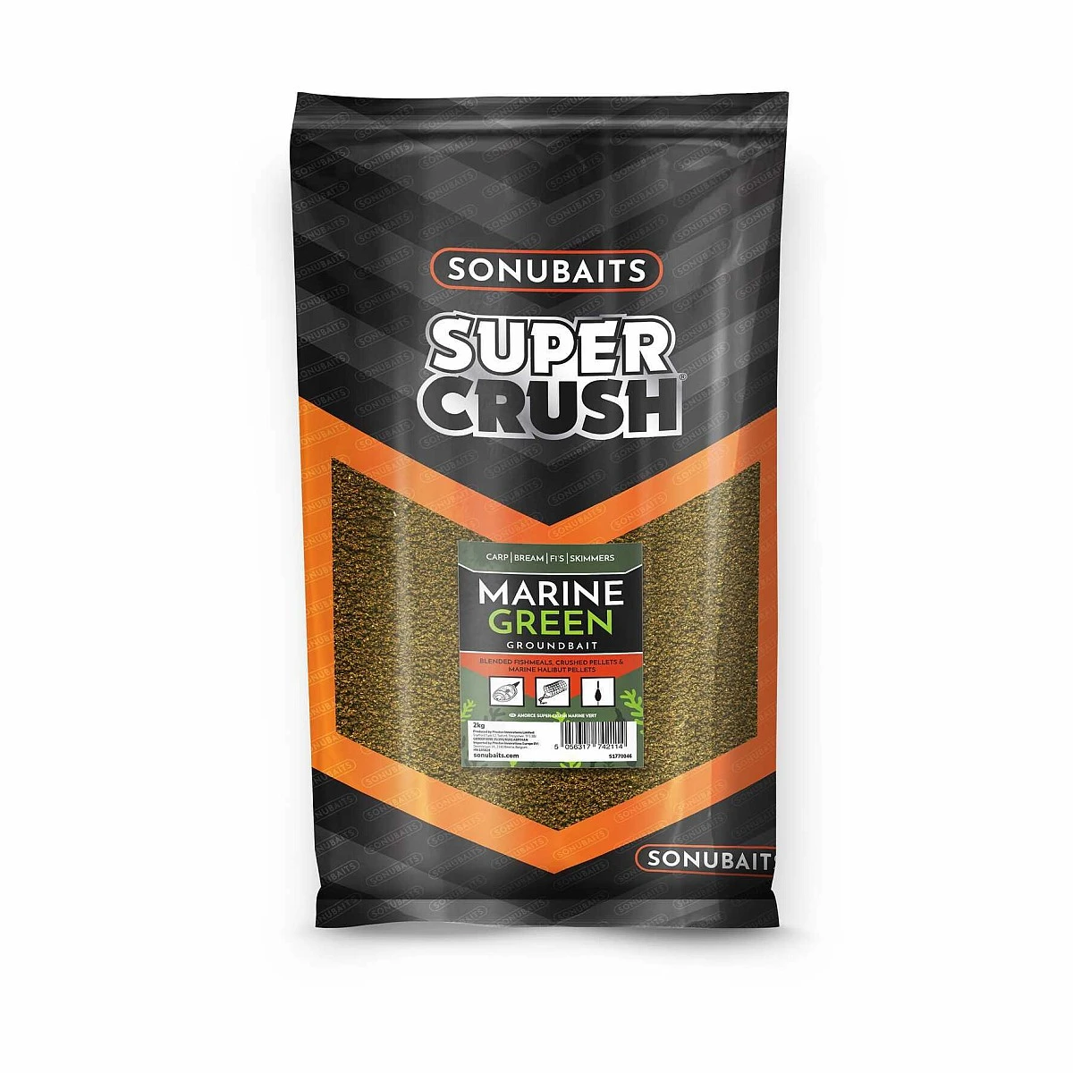 Sonubaits Super Crush Groundbait - Marine Green 2kgopakowanie 2kg - MPN: S1770046 - EAN: 5056317742114