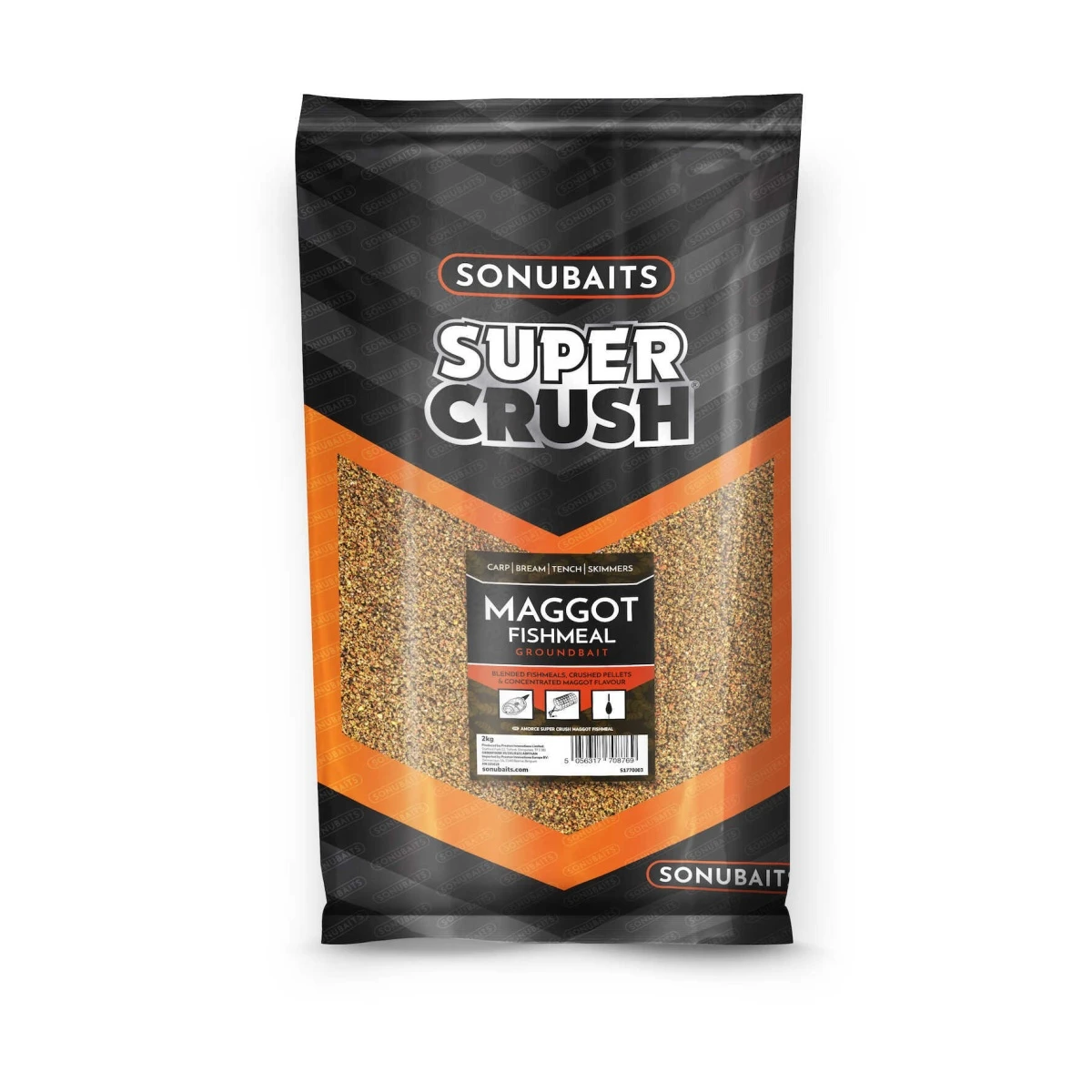 Sonubaits Supercrush Groundbait - Maggot Fishmeal - USZKODZONE OPAKOWANIE 2kgopakowanie 2kg - EAN: 200000092054