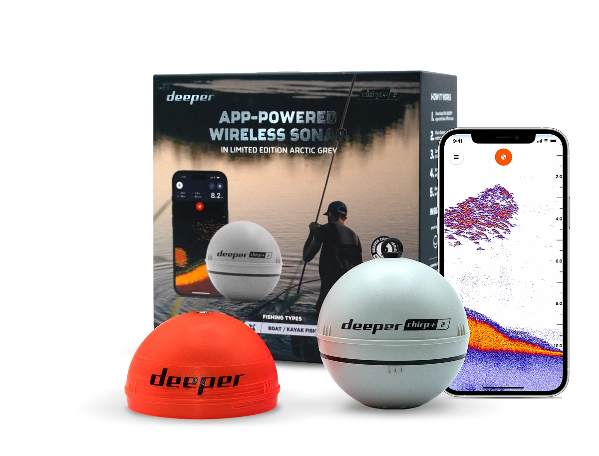 Deeper Echosonda CHIRP+ 2 Arctic Grey  - Edycja Limitowana Jesień/Zima 2024 - MPN: ITGAM1763 - EAN: 4779032950961