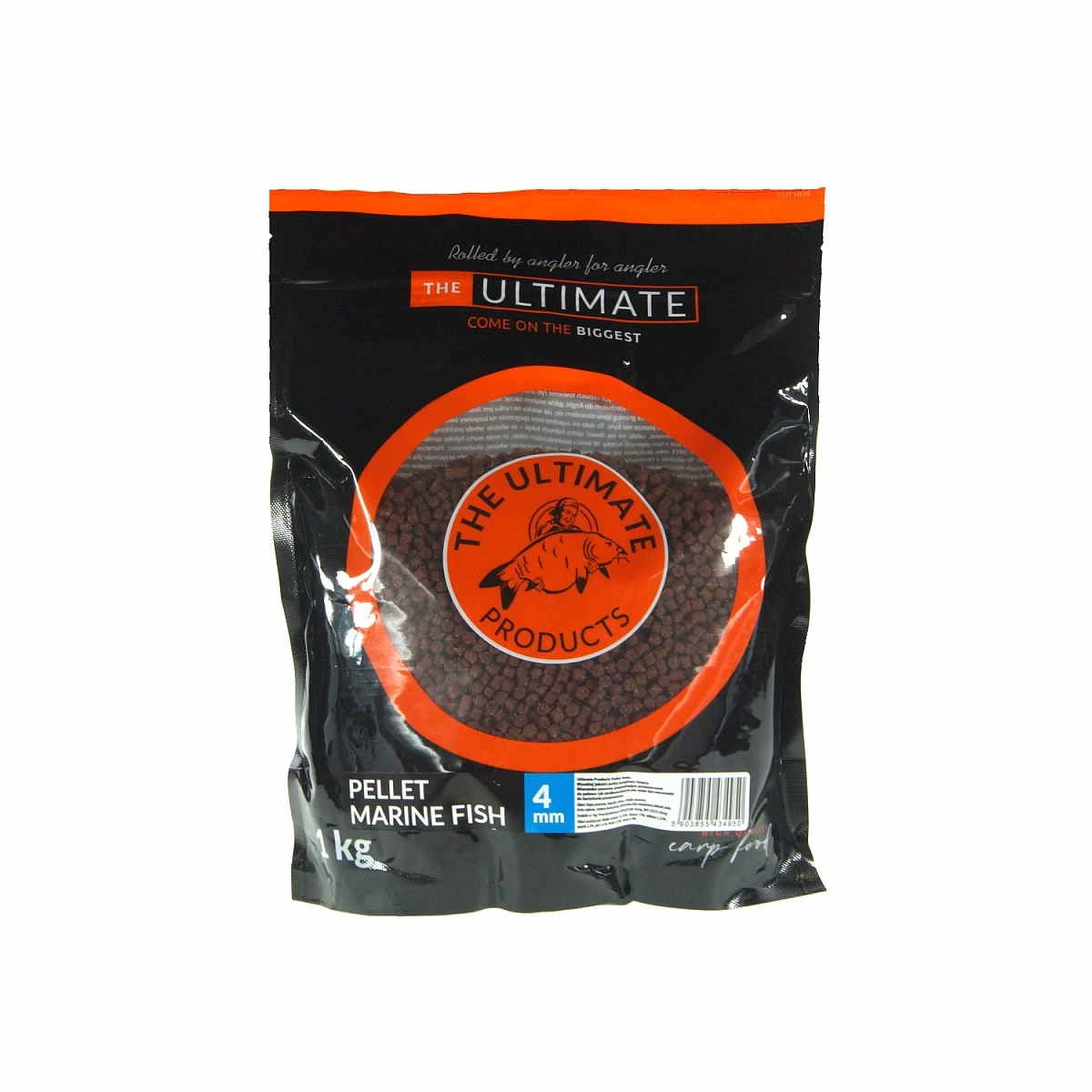 UltimateProducts Top Range Pellet - Marine Fishopakowanie 4mm / 1kg - EAN: 5903855434950