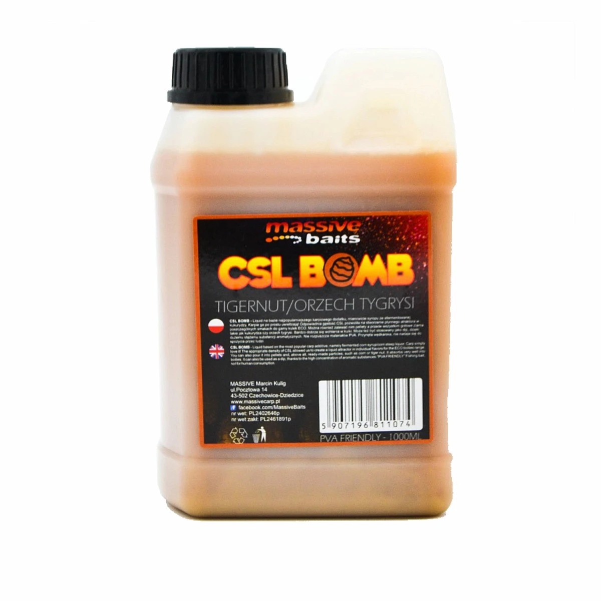 Massive Baits CSL Boomb - Tigernutopakowanie 1000 ml - MPN: CSL012 - EAN: 5907196811074