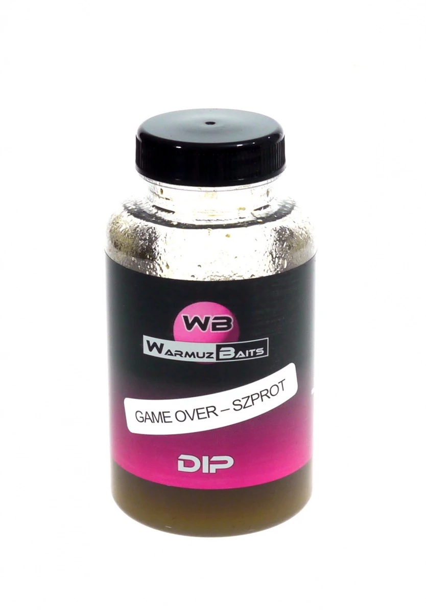 WarmuzBaits Dip Game Over  - Szprot - KRÓTKA DATA WAŻNOŚCIopakowanie 150ml - EAN: 200000095352