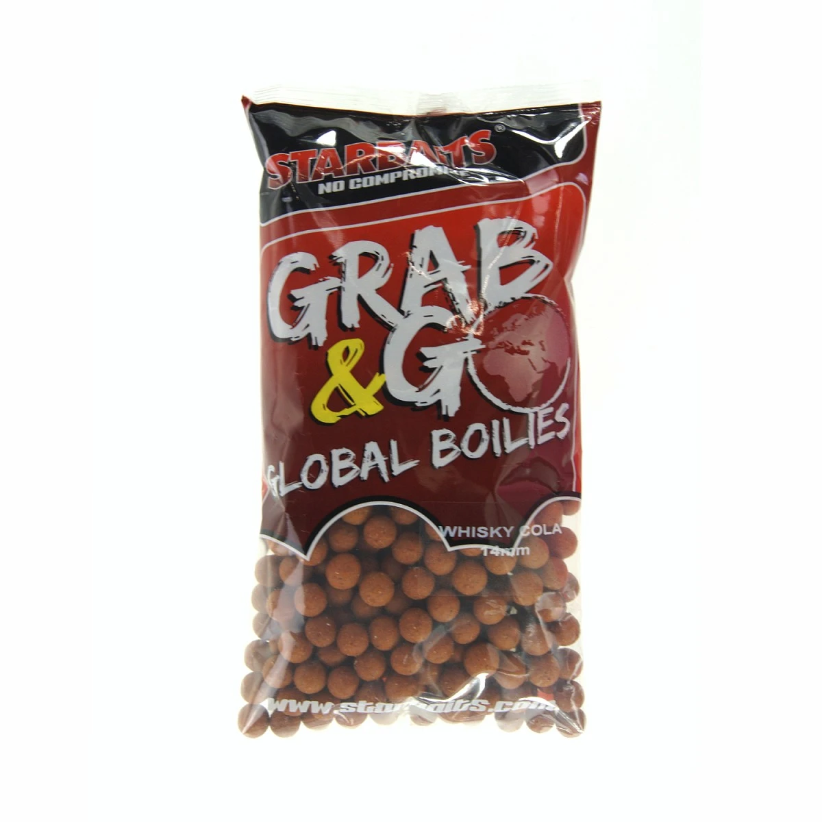 Starbaits Grab&Go Global Boilies - Whisky Colarozmiar 14mm / 1kg - MPN: 18346 - EAN: 3297830183462