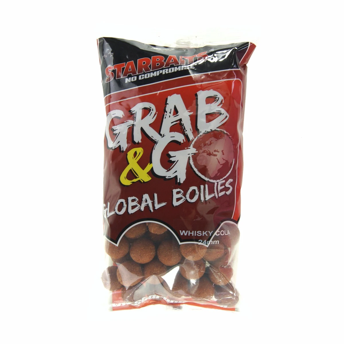 Starbaits Grab&Go Global Boilies - Whisky Colarozmiar 24mm / 1kg - MPN: 18348 - EAN: 3297830183486