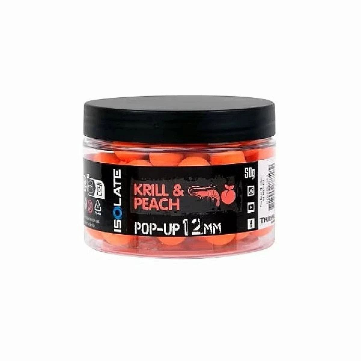 Shimano Tribal Isolate Pop-Up - Krill Peach (12mm) - Promocja +opakowanie 12mm / 50g - EAN: 8717009887182