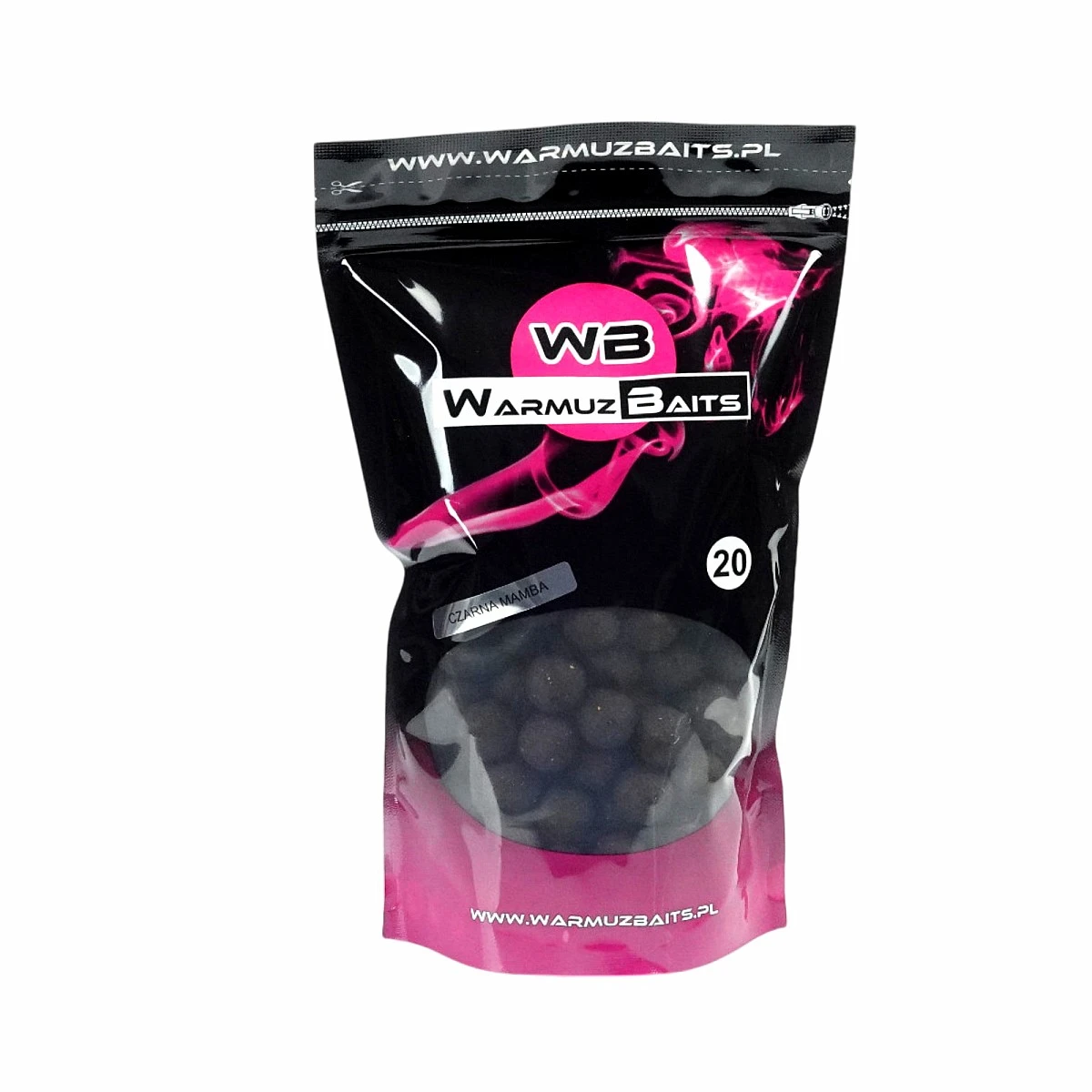 WarmuzBaits - Kulki Zanętowe Czarna Mambarozmiar 20 mm / 900g - MPN: 67161 - EAN: 5902537374980