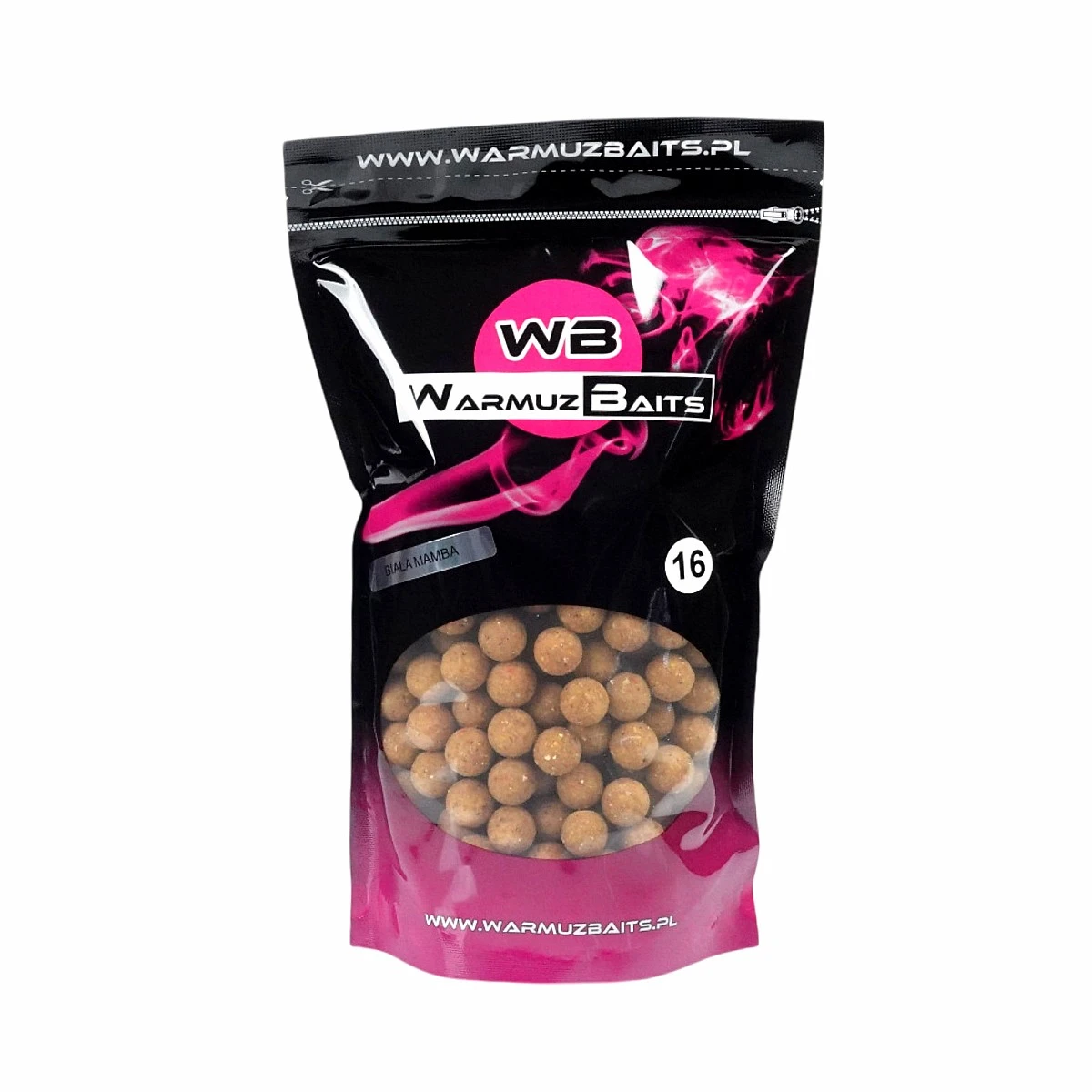 WarmuzBaits - Kulki Zanętowe Biała Mambarozmiar 16 mm / 900g - MPN: 67160 - EAN: 5902537374973