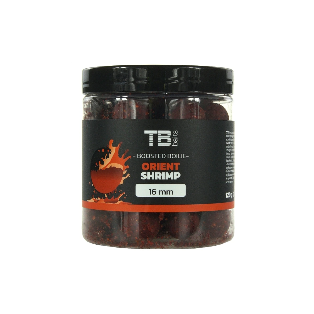 TB Baits Orient Shrimp Boosted Boilies rozmiar 16mm / 120g - MPN: TB00784 - EAN: 8596601007842