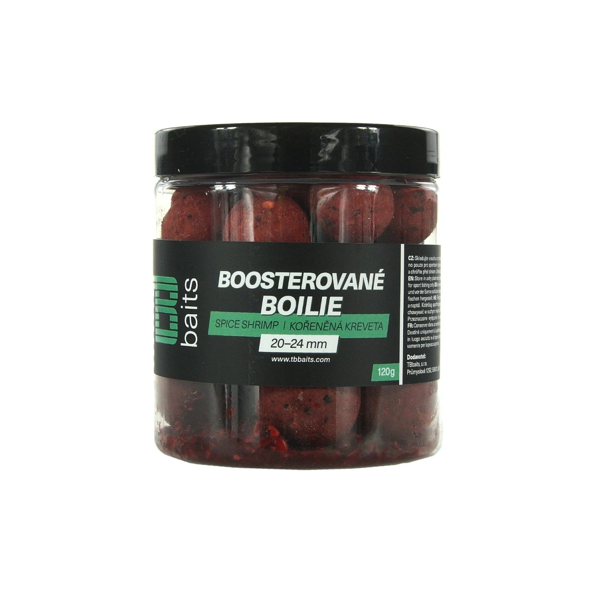 TB Baits Spice Shrimp Boosted Boilierozmiar 20-24mm / 120g - MPN: TB00796 - EAN: 8596601007965
