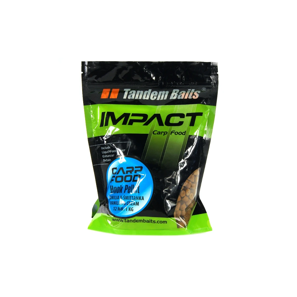 TandemBaits Carp Food Hook Pellet - Wanilia & Śmietankarozmiar 12mm /1kg - MPN: 17271 - EAN: 5907666683583