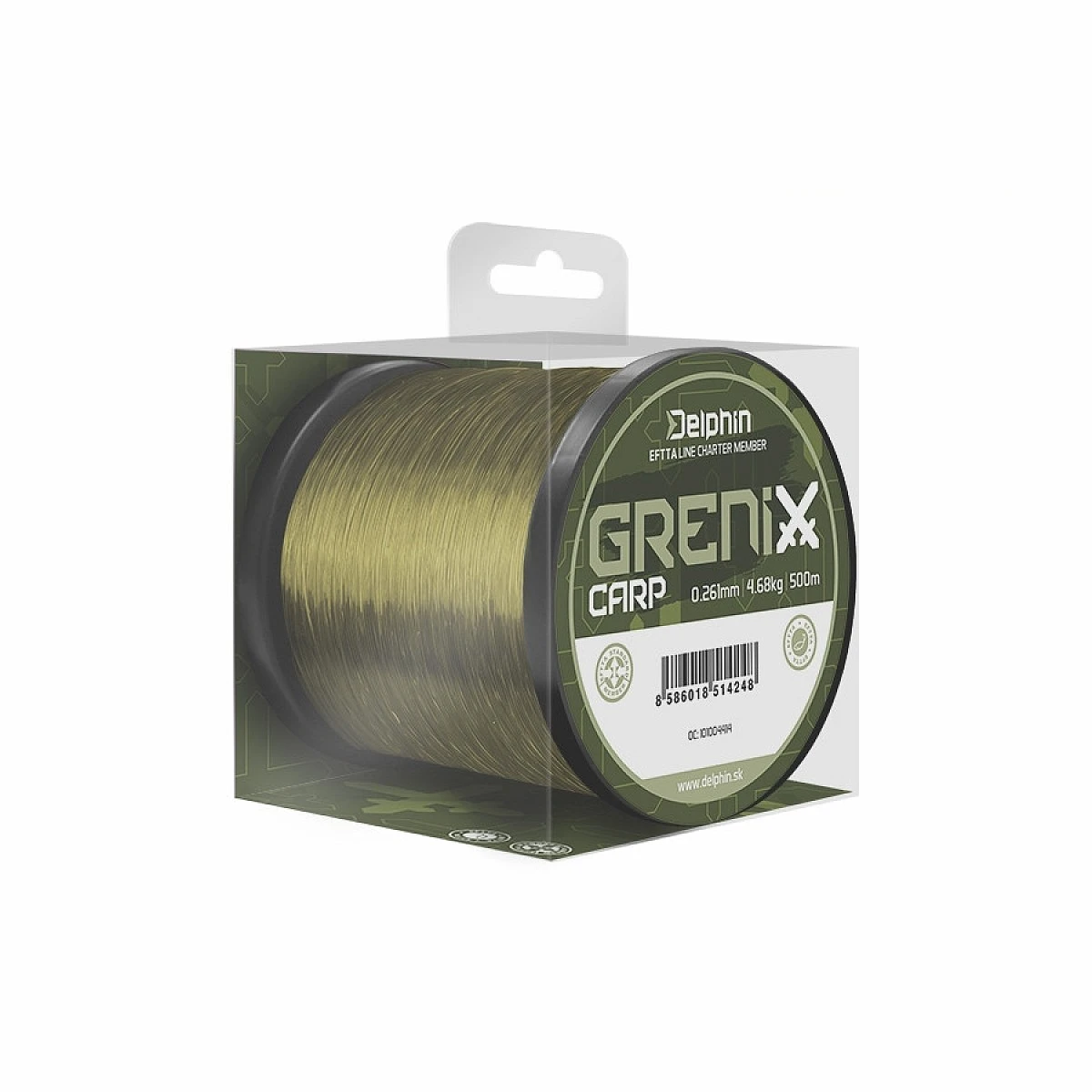 Delphin GRENIX CarpLine 0,309mm / 6,55kg / 500mmodel 0,309mm / 6,55kg / 500m - MPN: 101004416 - EAN: 8586018514262