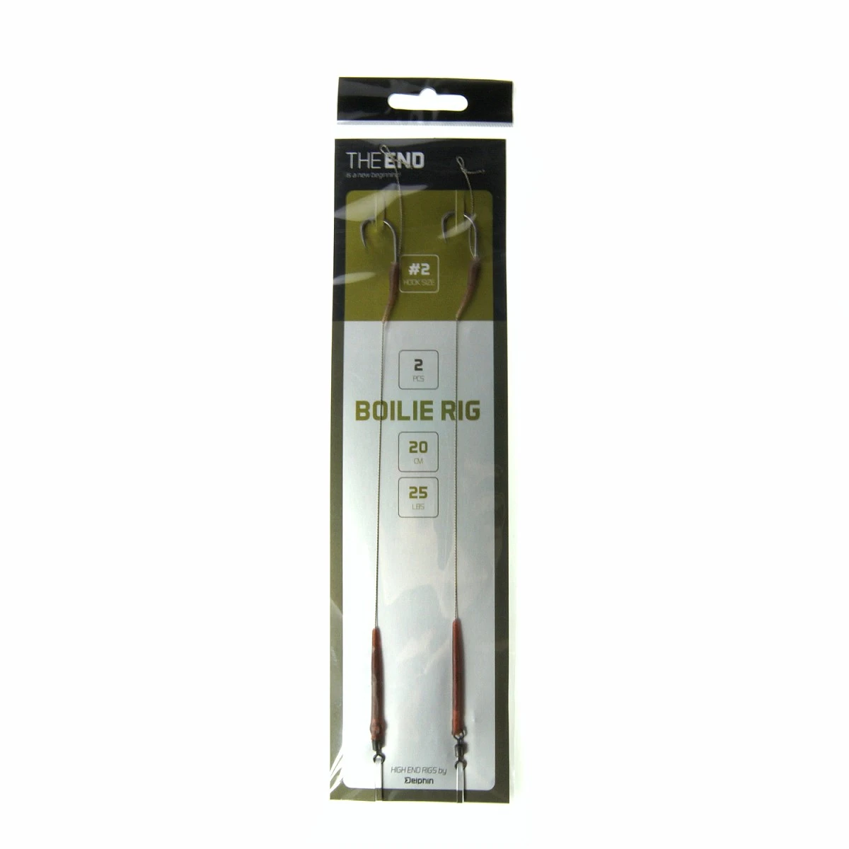 Delphin THE END Boilie Rigrodzaj 2 / 20cm / 25lb - MPN: 830410612 - EAN: 8586018467704