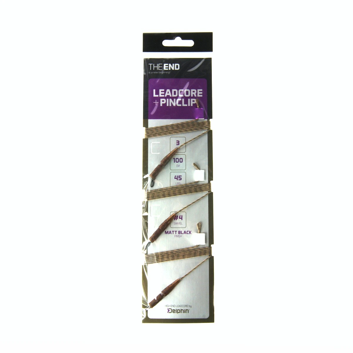 Delphin THE END Leadcore Pin Clipdługość 100cm - MPN: 830410701 - EAN: 8586018467797