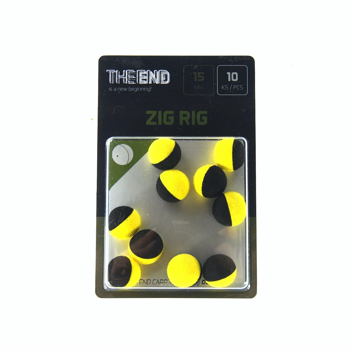 Delphin THE END Zig Rig - Czarno-Żółterozmiar 15mm - MPN: 830420015 - EAN: 8586018466219