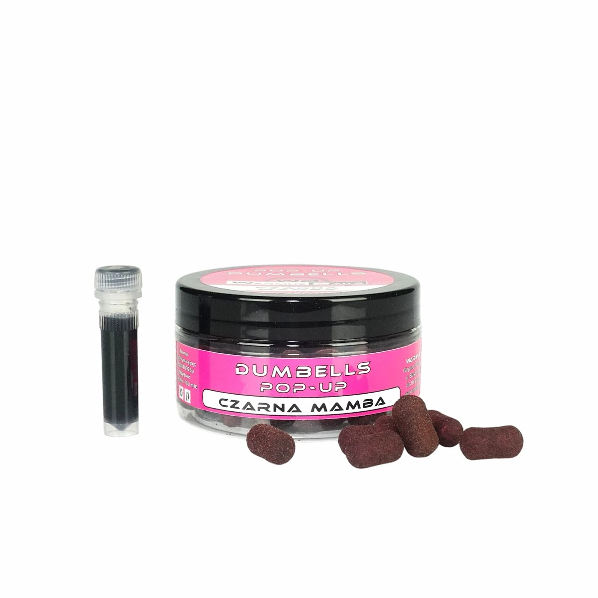 WarmuzBaits Pop-Up Dumbells 10mm - Czarna Mambarozmiar 10 mm dumbells / 100ml - MPN: 67175 - EAN: 5902537375154