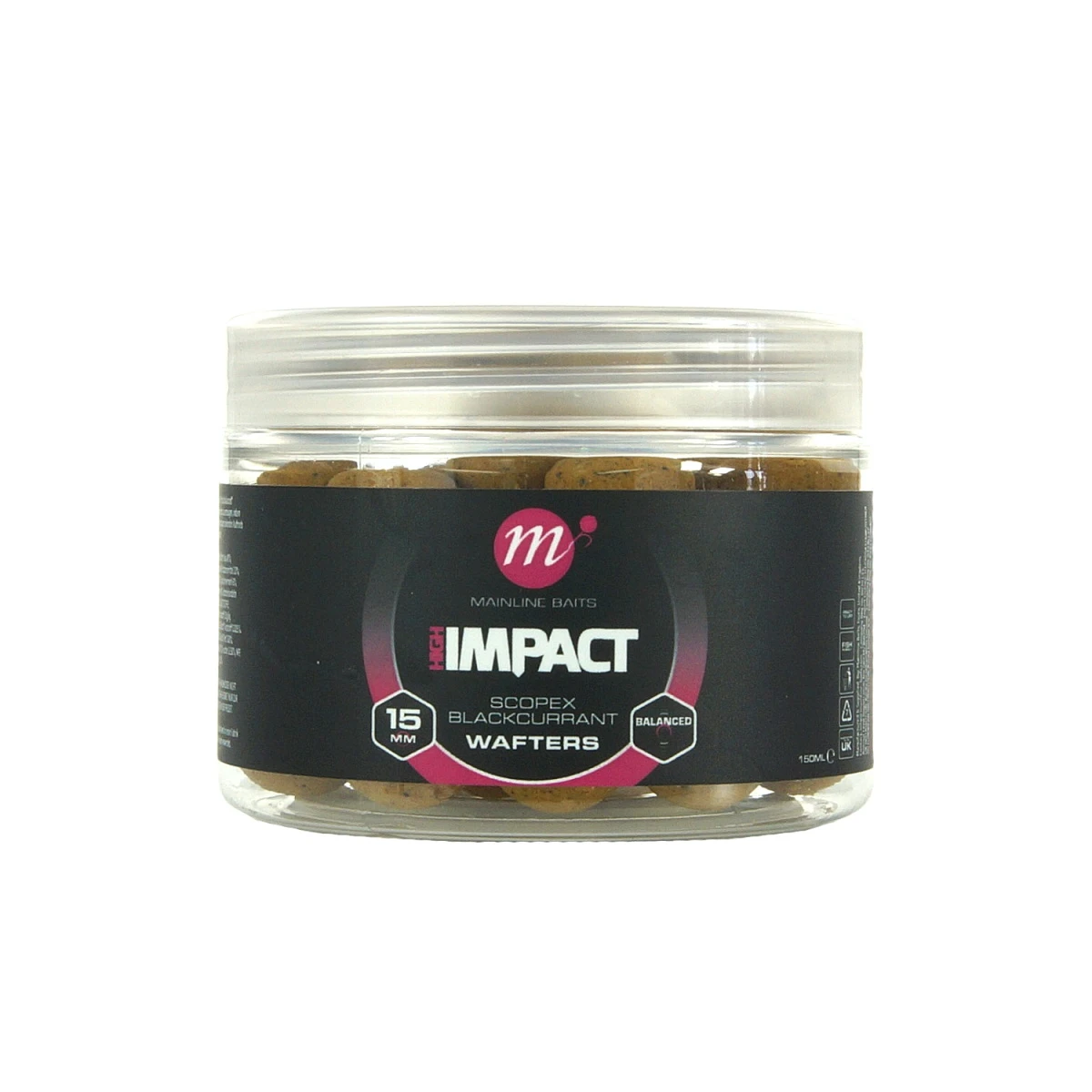 Mainline Hi Impact Scopex Blackcurrant - Waftersrozmiar 15mm - MPN: M23167 - EAN: 5060509818495